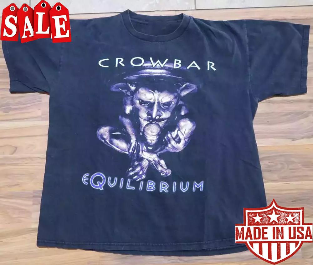 Crowbar Band Equilibrium Unisex Black T Shirt Unisex T-Shirt S