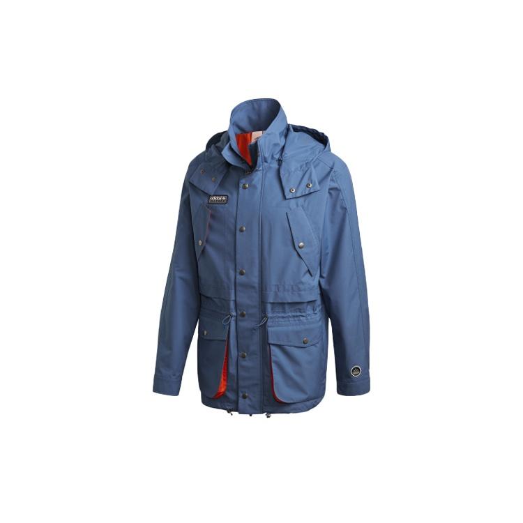 adidas Sports Hooded Jacket  Blue  Men s FR9280 XS