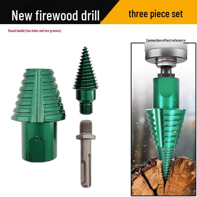 

Electric Firewood Splitting Drill Bit - Wood Splitter & Kindling Tool