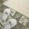 Self-Adhesive Vinyl Tiles with Leaf Print In Nature Mosaic 6x60x30 Cm