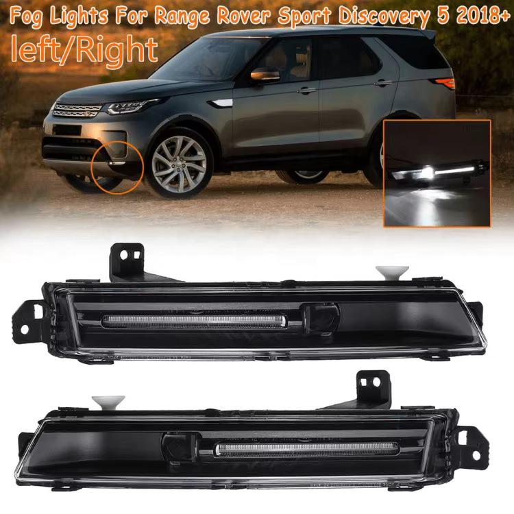 LR098340 & LR098343: Compatible Front LED Fog Lights for Land Rover Range Rover Velar