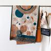 Seasonal High-End Printed Scarves, National Style, High-End And Exquisite Warmth, With Shawls And Capes, Women'S Necks