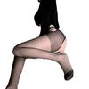 Ultra-Thin Crotchless Silk Stockings - Sexy Lingerie with Hollow Design