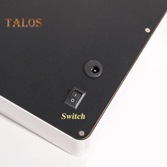 3D Papírové vyřezávání Noční světlo Měkká záře Dobíjecí Kreativní papírové sochy Rám Stolní lampa Dekorativní noční světlo