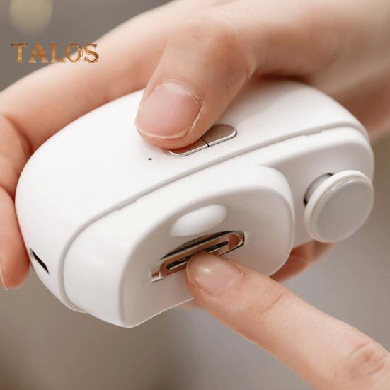 Elektrischer Nagelknipser für Senioren, 3-in-1-Nageltrimmer mit automatischem Polieren, elektrischer Nageltrimmer für Erwachsene, ältere Kinder, tragbarer elektrischer Nagel