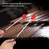 1 Pair Wool Head Keyboard Marimba Mallets with Rubber Fiberglass Handles for Beginners (Red)