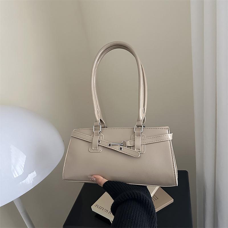 Retro Umhängetasche mit großem Fassungsvermögen für Damen, neue Herbst- und Winter-Schultertasche, Nischendesign, tragbare Pendlertasche