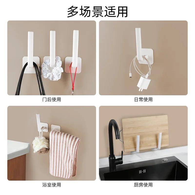 1/2 pz Porta Rotolo Carta Igienica Adesivo Organizer Supporto da Parete Stand Portaoggetti Cucina Bagno Senza Fori Dispenser Asciugamani Carta