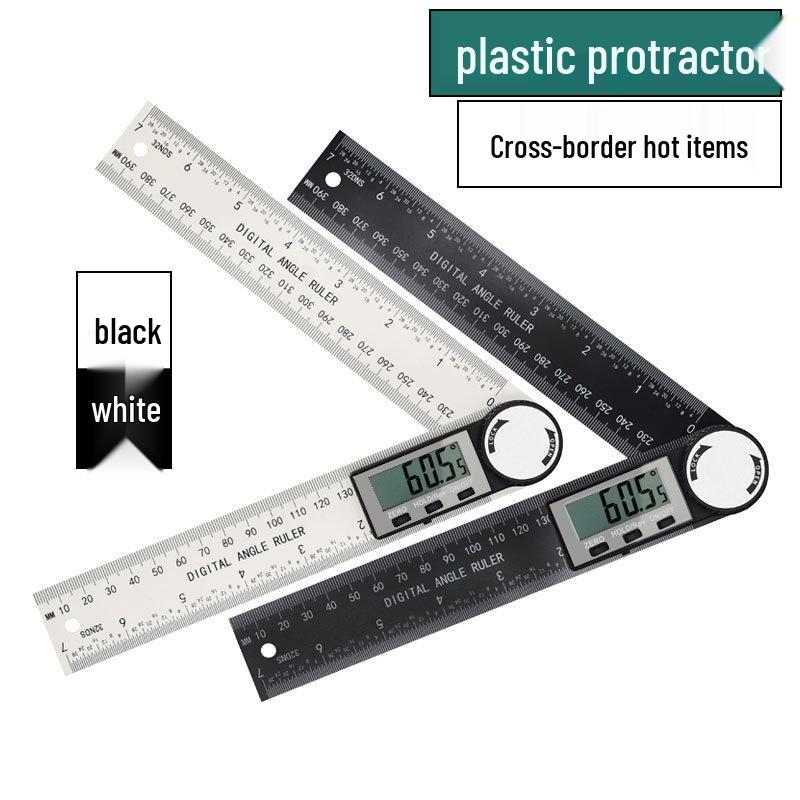 

Digital Display Plastic Angle Ruler & Protractor for Woodworking