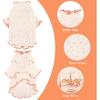 Ropa para Mascotas para Perros Pequeños y Medianos Gato Estampados de Flores Margarita Camisas para Perros Manga Larga Volantes Ropa para Cachorros Pijamas para Perros para Chihuahua Shih Tzu Yorkie