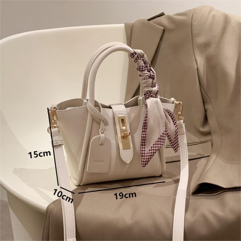 Trendy Women Bucket Tote Bags New In PU Leather Handbags Simple Shoulder Bags for Commuter Fashion High-end Crossbody Bags