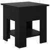  Coffee Table, Black, 40x40x42 Cm, Wood-based Material