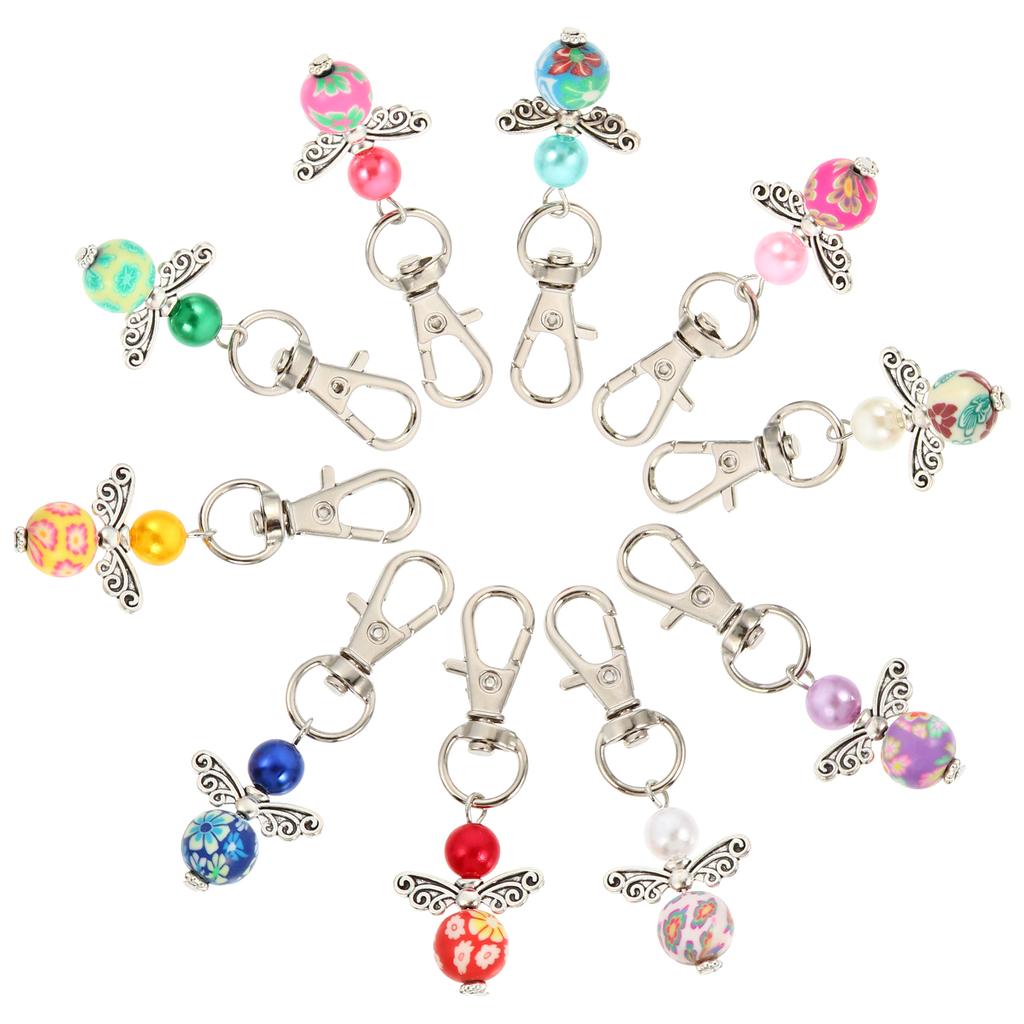 10x gemischte Acryl Engelsflügel Charms Anhänger für Schlüsselanhänger 10x gemischte Acryl Engelsflügel Charms Anhänger für Schlüsselanhänger