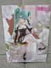 Hatsune Miku Rosa Branca Stopper de Macarrão Figura Rosa Branca
