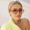 Wielokątne damskie luksusowe marki kocie okulary męskie designerskie odcienie gradientowe dla kobiet UV400 Lentes