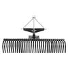 Tow Behind Dethatcher, 1525mm Tow Dethatcher with 32 Steel Tines, 3-Point Lawn Dethatcher Rake with Attachments for Tractor, Landscape Rake for