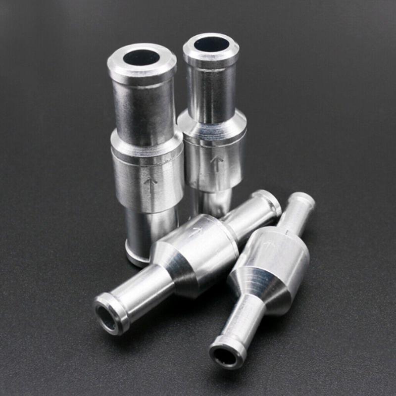 6-12Mm Non-Return Valve Auminium Inline-Way Quick Insert Check Valve Replacement Parts For Fuel Water Gas Air Vacuum Accessory