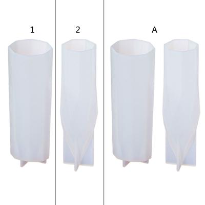 Grand Moule en Résine Tour de Cristal 2 Tailles Pointes de Cristal Moules en Silicone pour Coulée de Résine DIY Moule Époxy pour Fleurs en Résine