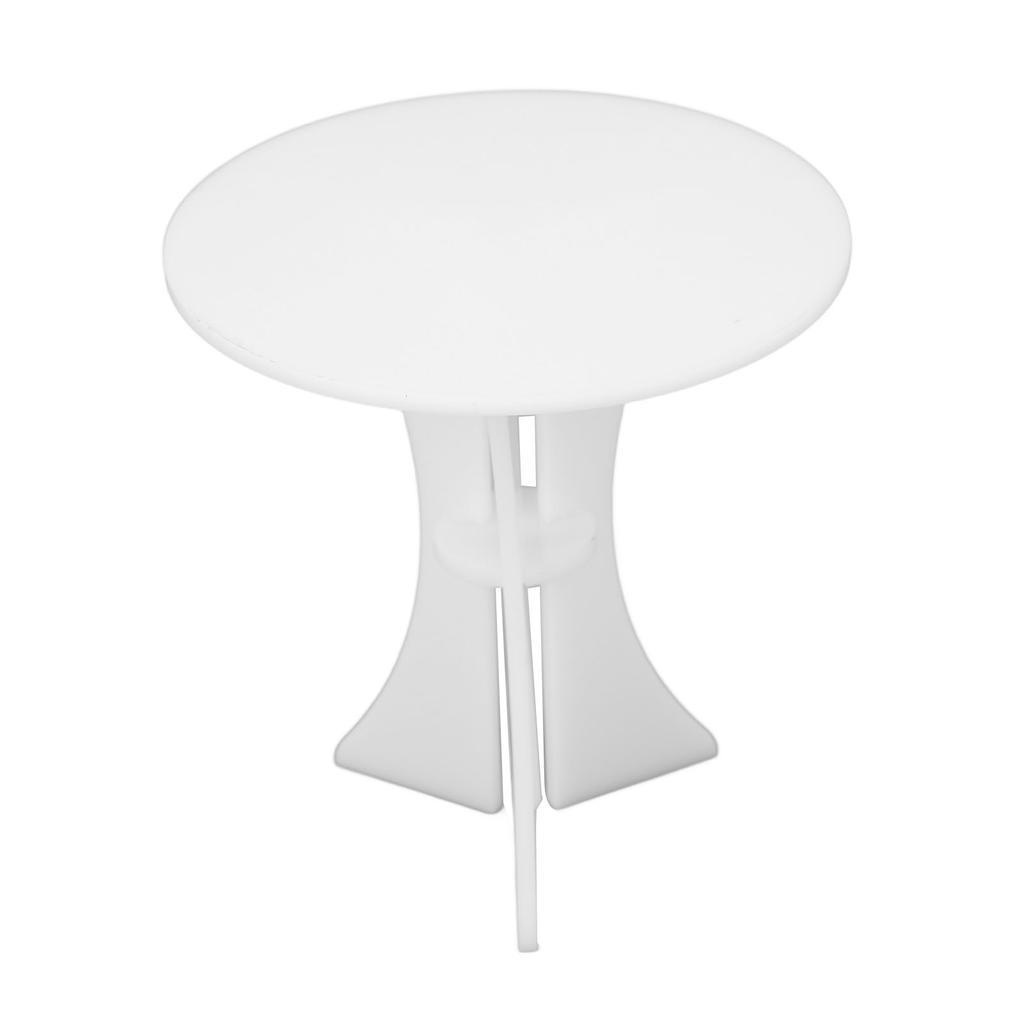 Dollhouse Round Table 1/6 Acrylic Miniature Furniture for Dollhouse Decoration Accessories