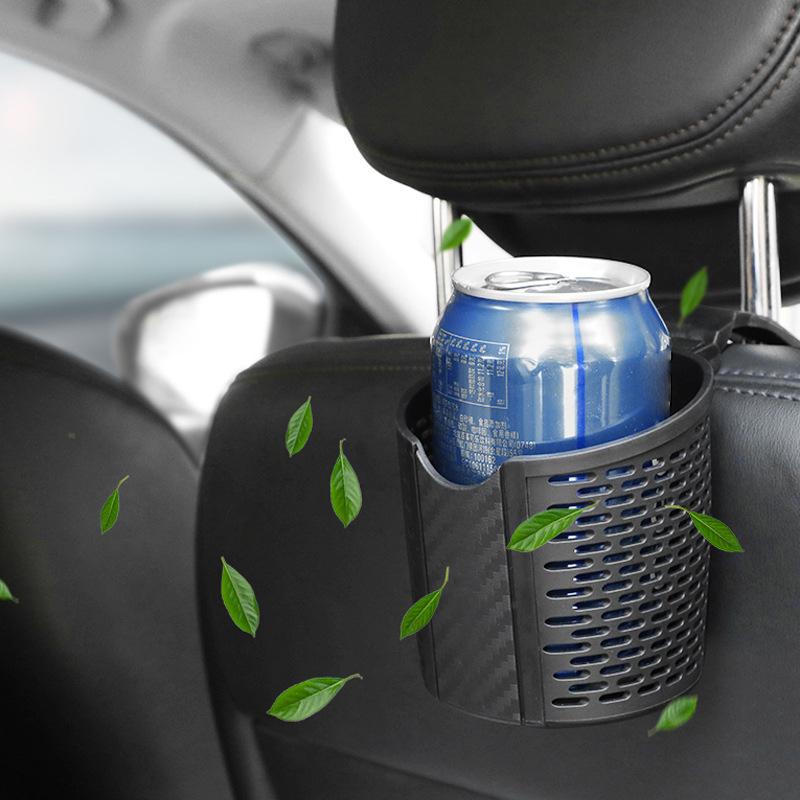 

Car Cup Holder Box Drink Rack Storage Bin Universal Car Seat Back Water Cup Box Organizer OneSize