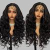Long Curly Hair High Quality Synthetic Wigs  Bouncy Curly Wave HD Lace Front Heat Resistant Synthetic Lace Wigs