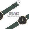 OTTOODY Genuine Leather Watch Band, 12mm, 14mm, 16mm, 18mm, 20mm, 22mm, Elegant & Ultra-Soft Calf Leather Watch Replacement Band for Watches and Smart