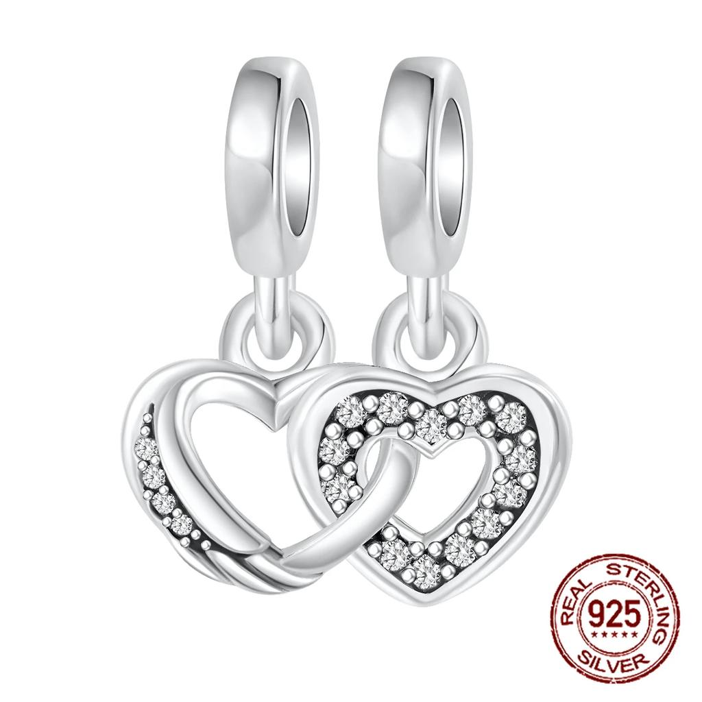 925 Silver Family Grandma Love You Mother Beads Pandent Charm Fit 4MM Hole Diameter Bracelet DIY Bead Ms Jewelry Gift