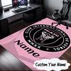 Custom Name International Miami Football Club Rug Game Carpet, Floor Mat for Bedroom Living Room Entryway Rug, Home Decor Gift for Christmas birthday