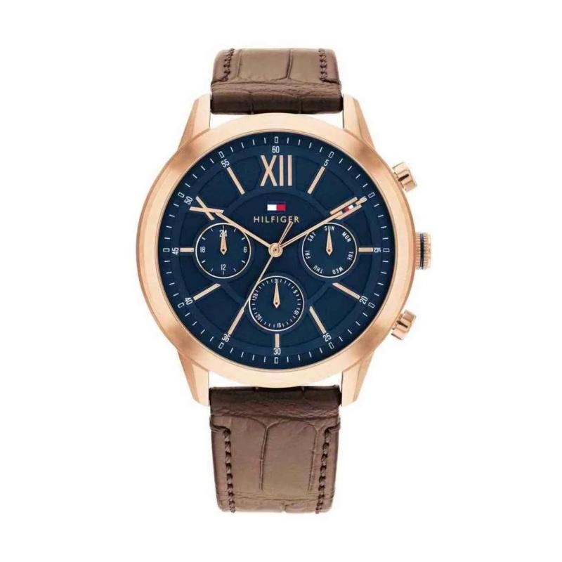 Tommy Hilfiger 1710526 Two-Tone Quartz Men s Watch синий