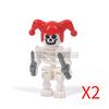 MOC Halloween Building Blocks Skeleton Army Knight Figures Flame Horse Medieval Vampire Furniture Assembly DIY Bricks Toys Gifts