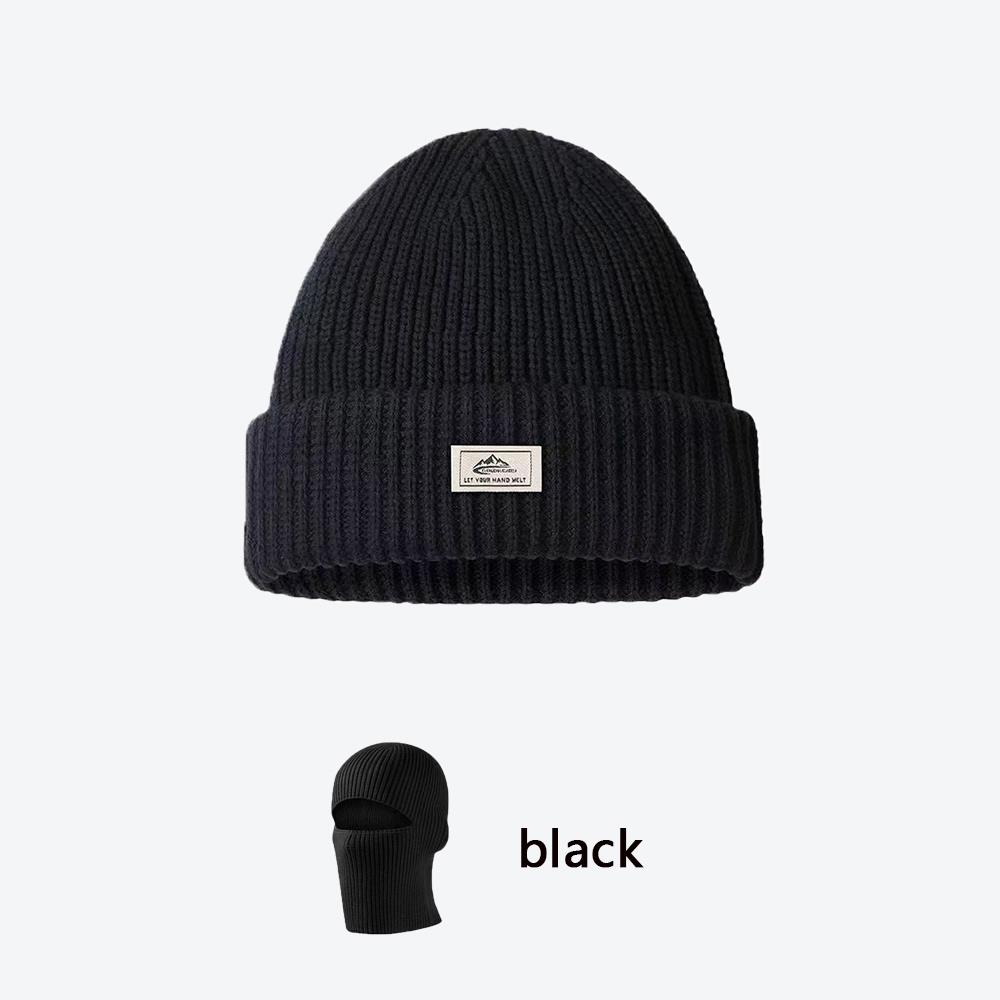 

2In1 Winter Balaclava Thermal Windproof Knitted Ski Cycling Hiking Full Face Mask Outdoor Sport Ear Protection Earmuffs Beanie чёрный