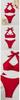 2025 Cross-border Women's Ribbed Halter Swimsuit: New European & American Style Bikini