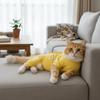Adjustable Cat Recovery Suit Breathable Solid Color Pet Anti-Lick Suit Soft Comfortable Cat Sterilization Suit Wounds Recovery