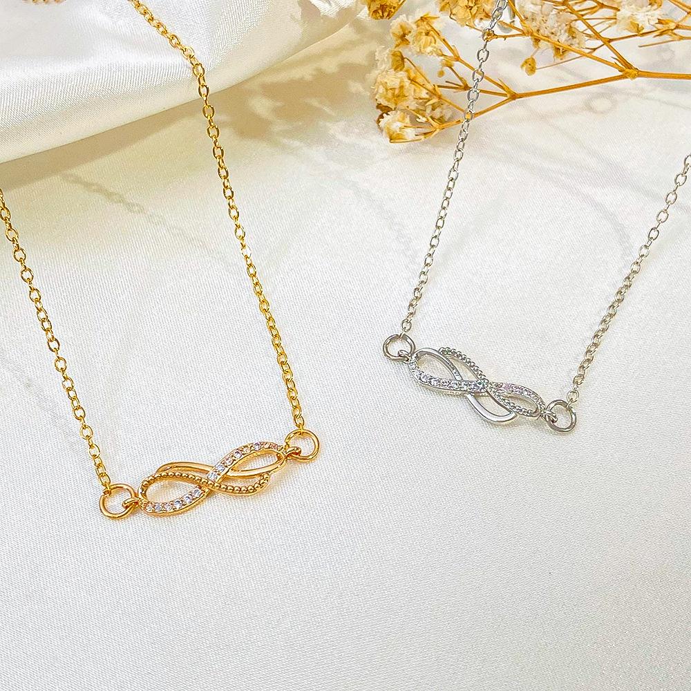 Luxury Rhinestone Infinity Symbol Interwoven Figure 8 Anklet For Women Elegant And Personalized Temperament Jewelry Accessory