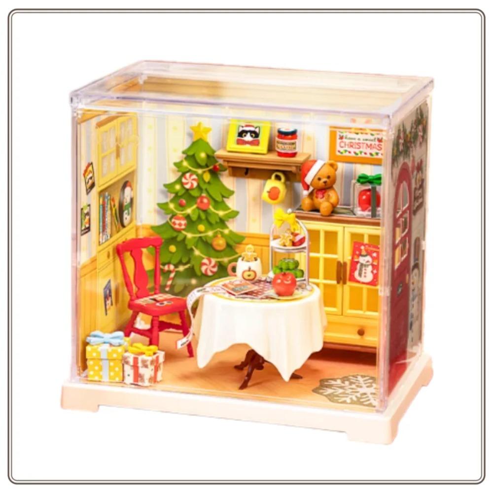 Neues Rolife Super World Weihnachtsgeschenk Bausteine DIY Zusammengebaute Spielzeuge Zusammengebaute Modelle DIY Hütte Kinder Originalbestand