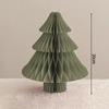 2026 Christmas Tree Honeycomb Ball 3D Folding Christmas Tree Ornament Desktop Decoration  for Xmas Navidad Happy New Year Decor
