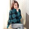 Sweater for Women Autumn Winter Thickened Pullover Warm Knitted Half-high Collar Long Sleeve Oversize Jumper Tops