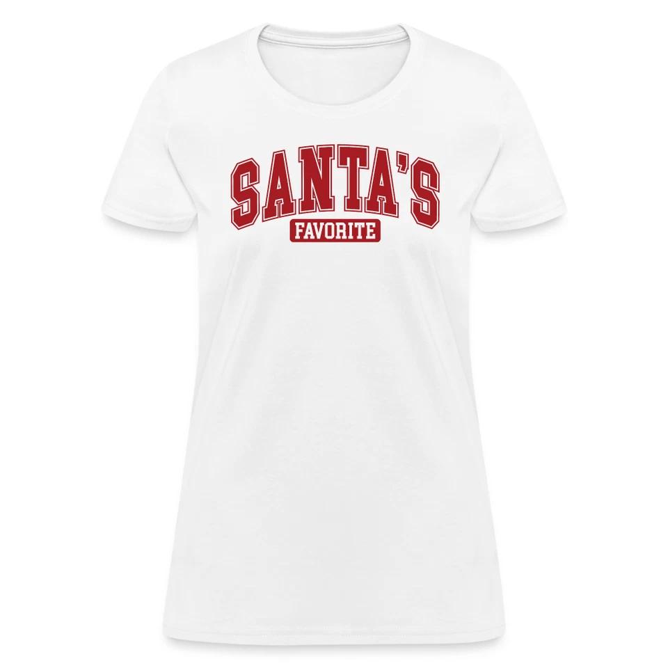 Santa s Favorite Women s Contoured T-Shirt 4XL