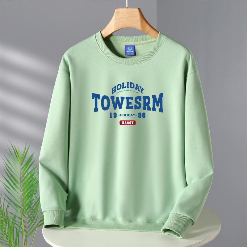 

Autumn New Crew Neck Thin Sweater Male Teen Loose Large Size Guochao Couple Student Long Sleeve Trendy Men S Clothing 5XL світло-зелений колір