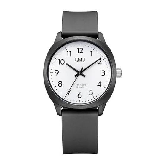 Citizen QQ 10 ATM wasserdicht leicht gut ablesbares Zifferblatt einfach V52A-501VK schwarz