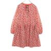 Beauty Products To B. by Agns B Floral Long Sleeve Half Button Shirt Dress Women Used