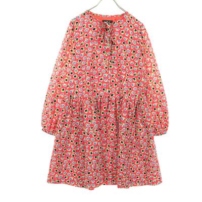 Beauty Products To B. by Agns B Floral Long Sleeve Half Button Shirt Dress Women Used
