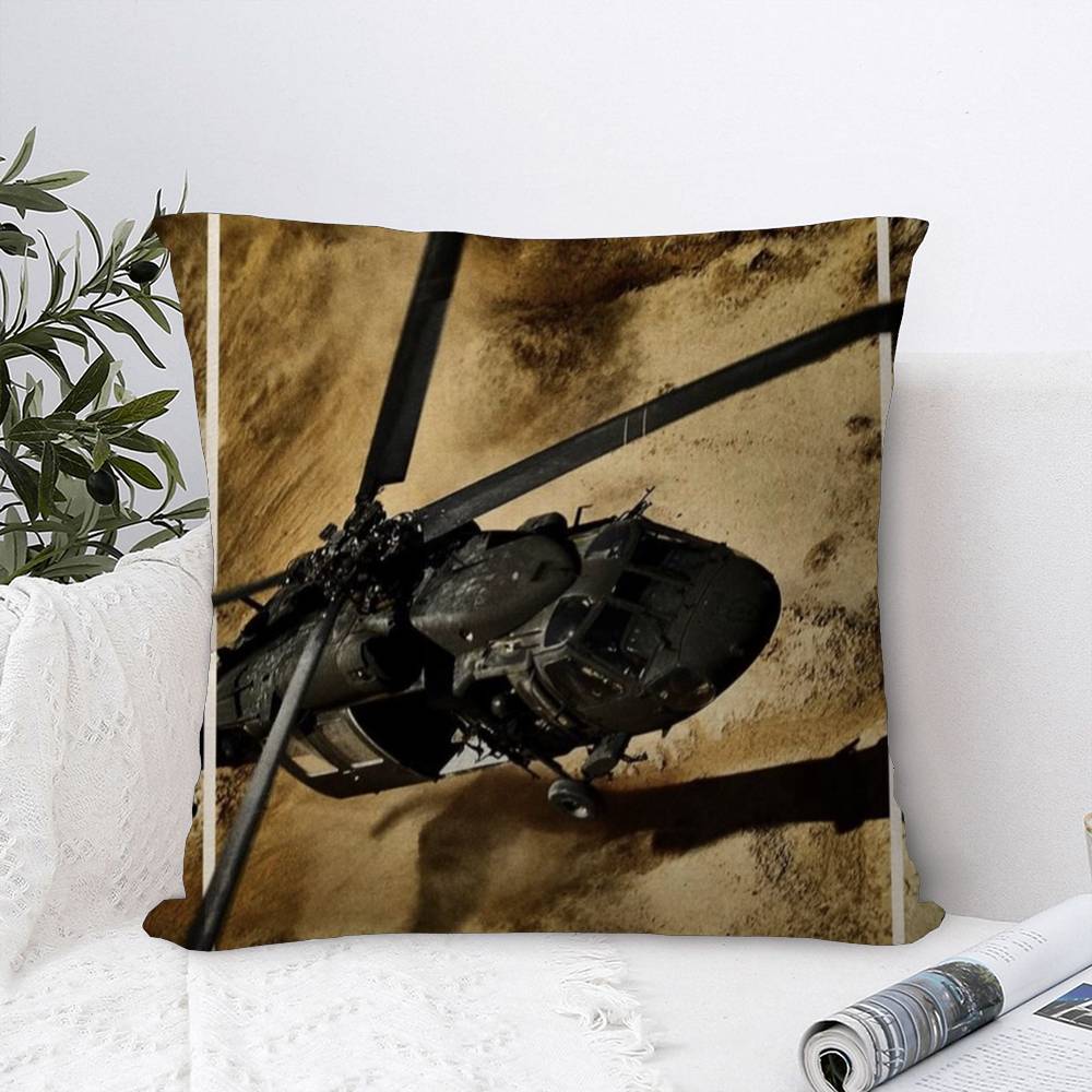 Modern Militärflygplans Kudde Gåva Hemmakontor Dekoration Sovrum Soffa Bil Kuddfodral Fodral 45x45