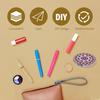 4PCS Diamond Painting Compact Mirror Women Girls, DIY Mandala Diamond Art Folding Travel Makeup Mirrors, Double-Sided Magnifying Cosmetic Mirror