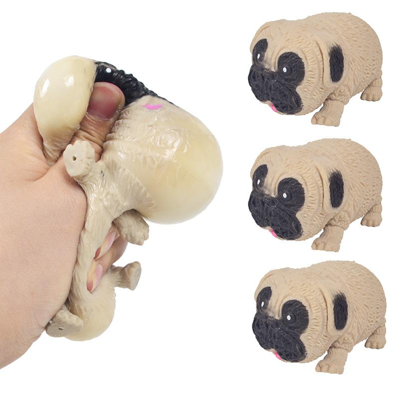 

Creative Dog Adult Decompression Toy Sausage Pinch Music Flour Elastic Stretch Deformation Vent Squeeze Stress Relief Toy
