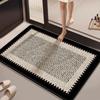 Non-slip Bathroom Absorbent Mat - Toilet & Restroom Entryway Rug