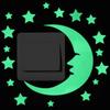 Luminous Cartoon Switch Sticker Glow in the Dark Cat Sticker Fluorescent Fairy Moon Stars Sticker Kid Room Decoration Home Decor