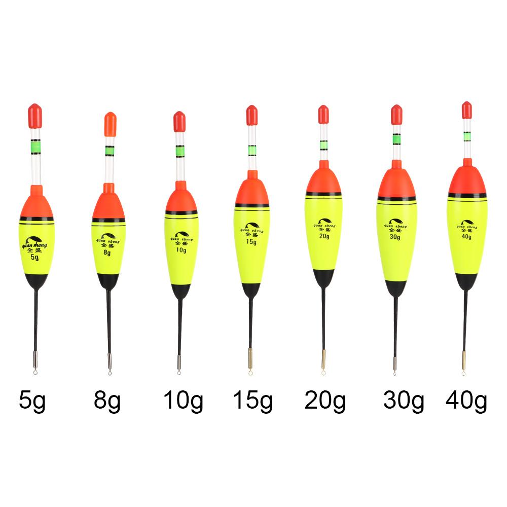 Ball Boia Fishing Night Float Light Stick Eva Foam 5g 8g 10g 15g 20g 30g 40g Luminous Plastic Bobber High Quality Fishing Floats