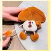 Screaming Veggies Plush Earphone Pouch: Fun Decompression Drawstring Bag & Cute Claw Machine Doll Gift