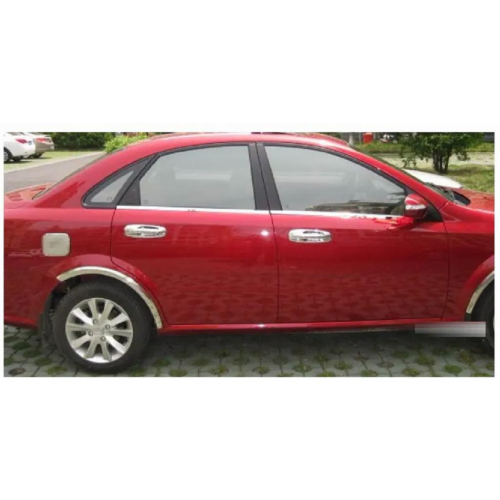 Kryty klik dveří auta pro Chevrolet Lacetti Optra Daewoo Nubira Suzuki Forenza Holden Viva nálepka chromovaný exteriérový styling auta